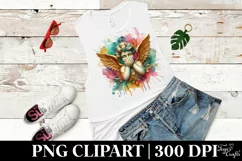 Cupid Angel Of Love Gesture Watercolor Florals Clipart Product Image 6