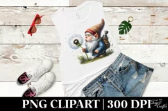 Gnome Blowing Dandelion Clipart |T-shirt, Mug, Tumbler Product Image 6