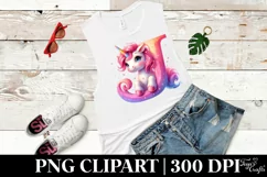 Cute Unicorn Alphabet Clipart | Unicorn Monogram Alphabet Product Image 4