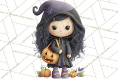 Teen Halloween Characters Clipart PNG Product Image 4