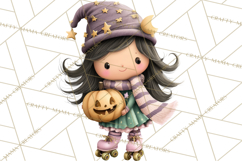Teen Halloween Characters Clipart PNG Product Image 2