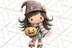 Teen Halloween Characters Clipart PNG Product Image 2