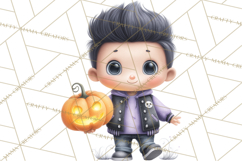 Teen Halloween Characters Clipart PNG Product Image 4