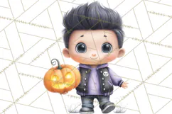 Teen Halloween Characters Clipart PNG Product Image 4