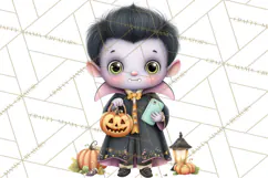 Teen Halloween Characters Clipart PNG Product Image 5