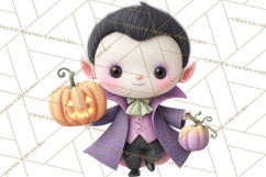 Teen Halloween Characters Clipart PNG Product Image 3