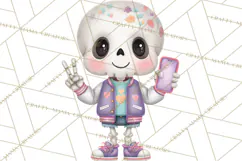 Teen Halloween Characters Clipart PNG Product Image 5