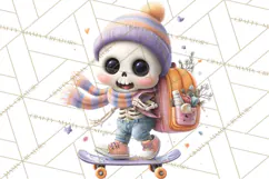 Teen Halloween Characters Clipart PNG Product Image 2