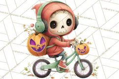 Teen Halloween Characters Clipart PNG Product Image 3