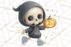Teen Halloween Characters Clipart PNG Product Image 4