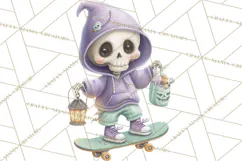 Teen Halloween Characters Clipart PNG Product Image 5