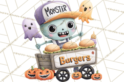 Teen Halloween Characters Clipart PNG Product Image 3