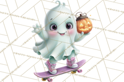 Teen Halloween Characters Clipart PNG Product Image 2