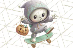 Teen Halloween Characters Clipart PNG Product Image 4