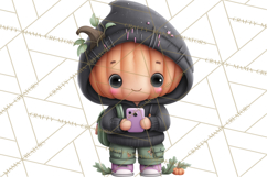 Teen Halloween Characters Clipart PNG Product Image 5