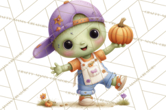 Teen Halloween Characters Clipart PNG Product Image 4
