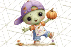 Teen Halloween Characters Clipart PNG Product Image 4