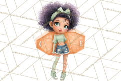Teen Halloween Characters Clipart PNG Product Image 5