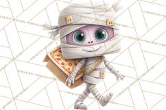 Teen Halloween Characters Clipart PNG Product Image 4
