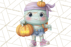 Teen Halloween Characters Clipart PNG Product Image 5