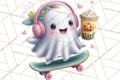 Teen Halloween Characters Clipart PNG Product Image 3