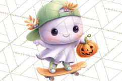 Teen Halloween Characters Clipart PNG Product Image 5