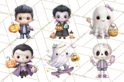 Teen Halloween Characters Clipart PNG Product Image 6