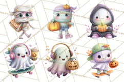 Teen Halloween Characters Clipart PNG Product Image 8