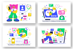10 Telehealth Consultation Service Illustration Product Image 2