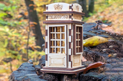 Telephone booth Storage Box - Laser Cut File, London Plywood Product Image 9