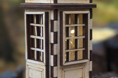 Telephone booth Storage Box - Laser Cut File, London Plywood Product Image 3