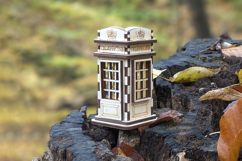 Telephone booth Storage Box - Laser Cut File, London Plywood Product Image 7