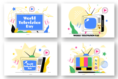 10 World Television Day Illustration Product Image 2