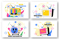 10 World Television Day Illustration Product Image 3