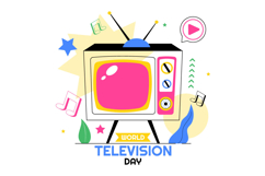10 World Television Day Illustration Product Image 4