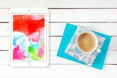 Watercolor handmade abstract background JPG. Product Image 2
