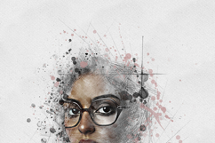 Abstract Ink Sketch Portrait Art Photo Effect Product Image 7