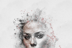 Hand Drawn Sketch Portrait Art Effect Product Image 6