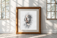 Artistic Ink Sketch Hand Drawn Line Art Product Image 3