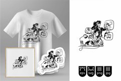freelance work hard graphic designer in Silhouette Product Image 1