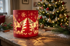 Christmas Paper Lantern Template Product Image 2