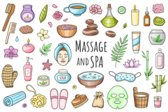 SPA and Massage Design Kit Elements and Patterns Product Image 1