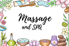 SPA and Massage Design Kit Elements and Patterns Product Image 5