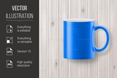 Cup isolated wooden backdrop Product Image 1