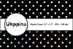 Kit "Baby Colors B Dots" Digital Paper Product Image 1