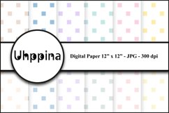 Kit "Baby Colors W Square" Digital Paper Product Image 1
