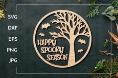 Happy spooky season | Halloween Laser cut Product Image 1