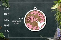 Round customizable decoration | Layered Laser cut Product Image 1