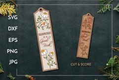 Bookmark | Daisy flowers | Laser cut & score paint kit Product Image 1