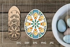 Layered Easter egg 5 layers design Laser cut Product Image 1